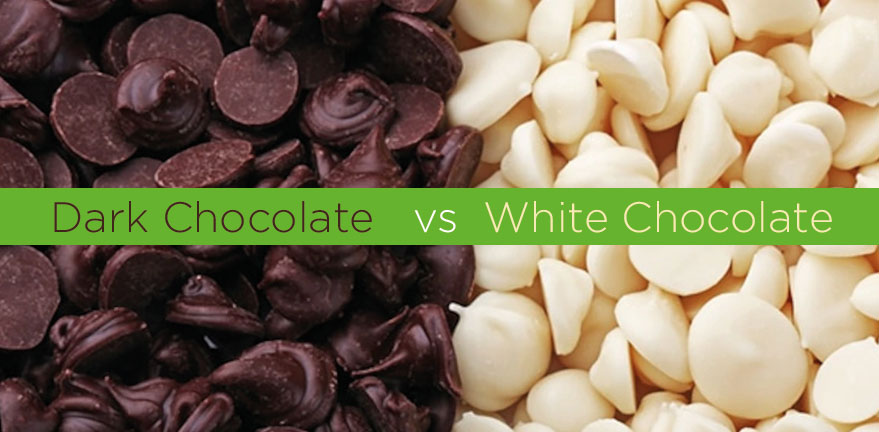 Know the difference between white chocolate and dark chocolate wax
