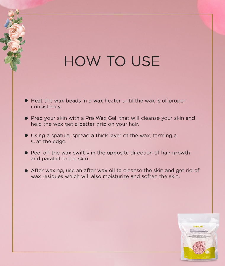 Biosoft Rose Stripless Wax