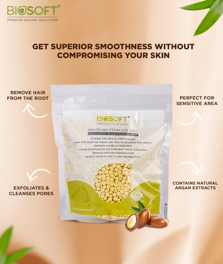 BIOSOFT ARGAN STRIPLESS WAX