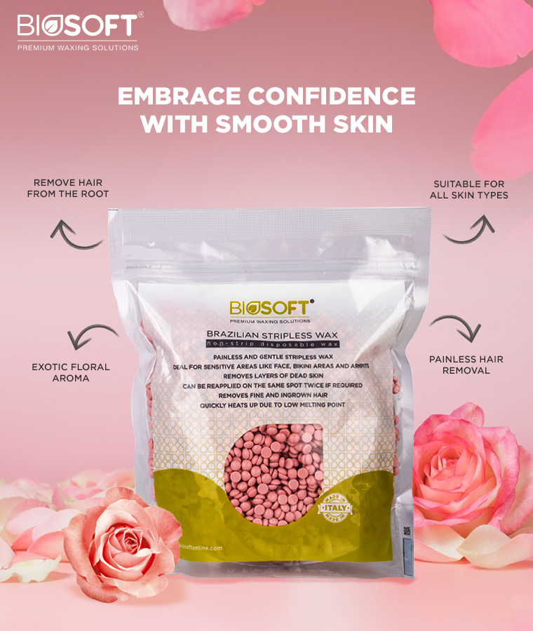 Biosoft Rose Stripless Wax