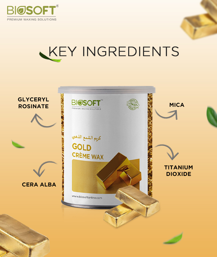 Key Ingredients Gold Creme Wax