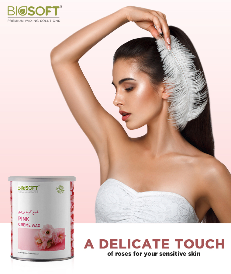 Biosoft Pink Cream Wax