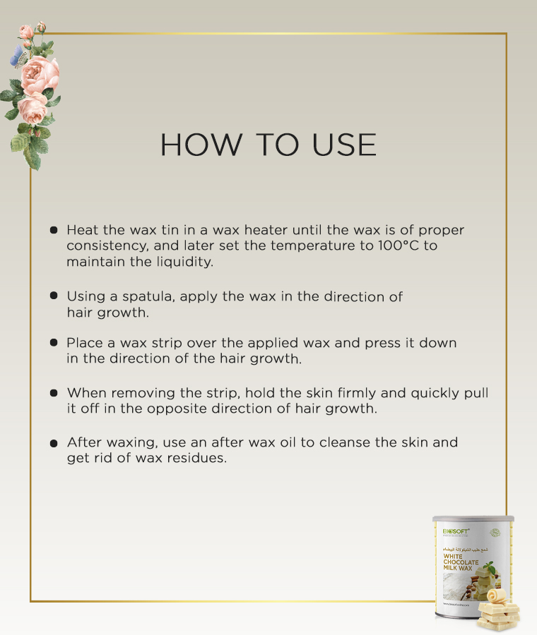 How To Use Biosoft White Chocolate Milk Wax