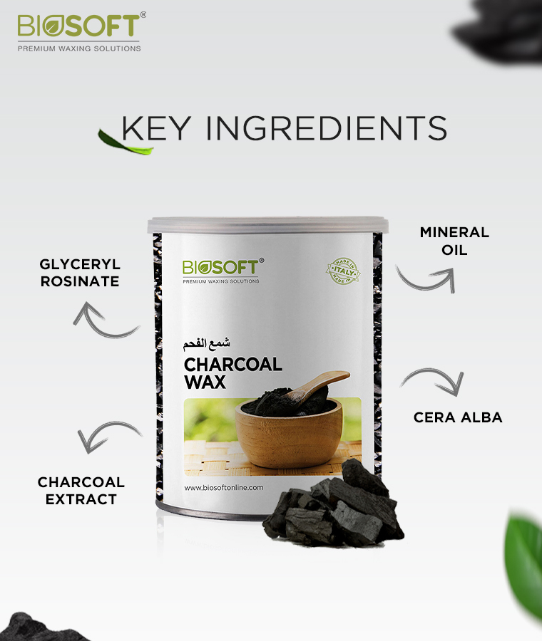 Key Ingredients Biosoft Charcoal Wax
