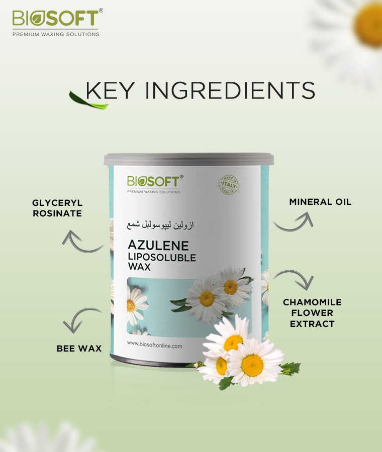 Key Ingredients Azulene Liposoluble Wax